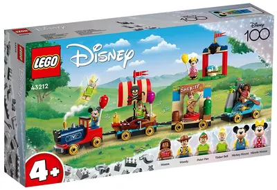 Set de construcție LEGO Disney - Tren festiv (43212)