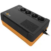 UPS nJoy Soter 600, 600VA/ 360W, PWUP-LI060SR-AZ01B, 4 Prize Schuko cu protectie, functie auto-restart, cu stabilizator de tensiune (AVR)