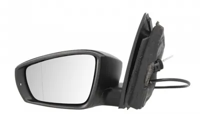 Oglinda stanga mecanica asferic, crom VW POLO intre 2014-2017