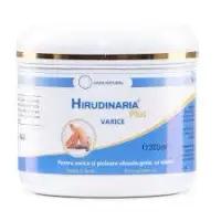Crema varice Hirudinaria plus cu extract de lipitori, 300 ml, Medicer