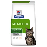 HILL'S Prescription Diet Metabolic, Pui, dietă veterinară pisici, hrană uscată, afecțiuni metabolice (obezitate) HILL'S Prescription Diet Metabolic, Pui, dietă veterinară pisici, hrană uscată, metabolism (obezitate si diabet), 1.5kg