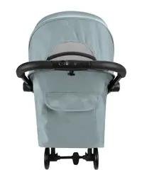 Carucior sport pentru copii KikkaBoo Joy MintBlue,Cadru din aluminiu,Sistem automat de pliere One Touch,Roti pivotante cu suspensii,Spatar si suport picioare reglabile,Capotina,recomandat de la nastere pana la 22kg