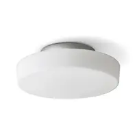 ZARA LED 26 Plafoniera opal-colored sticla/crom 230V LED 12W IP44 3000K