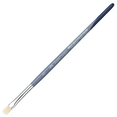 Pensula plata de desen Faber-Castell №6 - Par sintetic