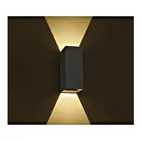 Dako I Up/Down LED 2x3W, 3000K, IP54 , 400lm,antracit