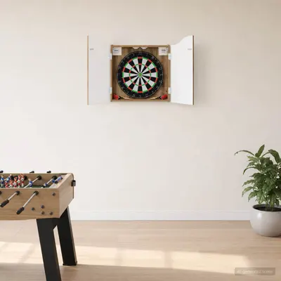 vidaXL Cabinet pentru ținte de darts Stejar Artizanal 56 x 12 x 63 cm