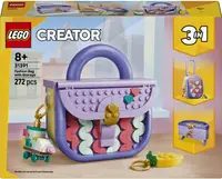 Constructor LEGO Creator 3 în 1 - Geantă de artă modernă cu spațiu de depozitare (31391)