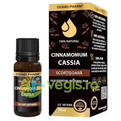 Ulei Esential Integral Pur de Scortisoara Cassia (Uz Intern) 10ml