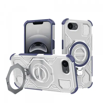 Husa pentru Apple iPhone 17e / 16e, Techsuit, Carbon Shield Pro, Albastra