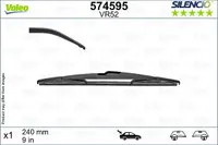 Lama stergator Spate (1buc) Silencio 240mm potrivit PEUGEOT 5008 II; RENAULT MEGANE IV, TALISMAN 11.15-