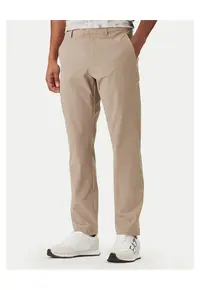 Pantaloni barbati - fermoar - poliamida/elastan - bej
