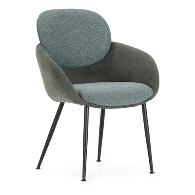 Set de scaune de living albastru 2 buc. tapițat Nure – MOME