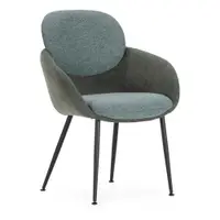 Set de scaune de living albastru 2 buc. tapițat Nure – MOME