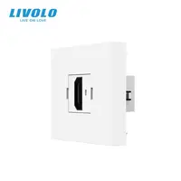 Modul priza HDMI 2M Alb