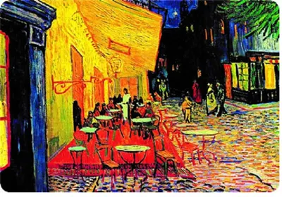 Suport farfurie - Van Gogh - Terrasse du Cafe