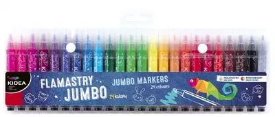 Markere Kidea - Jumbo, 24 de culori
