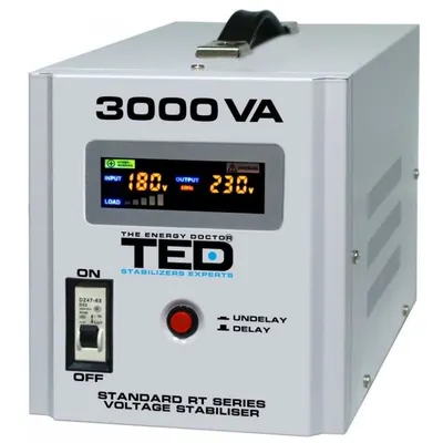Stabilizator de retea maxim 3000VA / 1800W TED000149