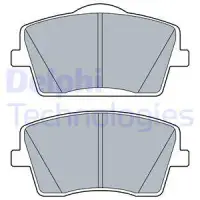 Set placute frana, frana disc DELPHI LP3515