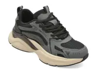 Pantofi sport GRYXX negri, 608, din material textil si piele naturala