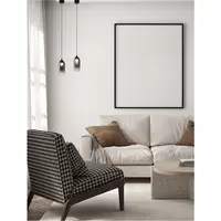 Lampa suspendata KITA Nisipiu Negru Otel & Smoke Sticla LED 6 Wat 220-240Volt 457Lm 3000K IP20