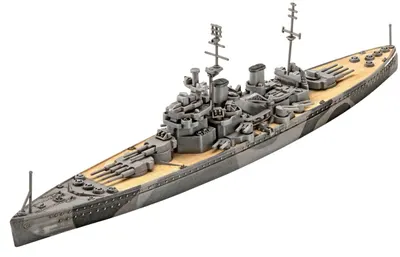 Model asamblat Revell Militari: nave - HMS Duke of York