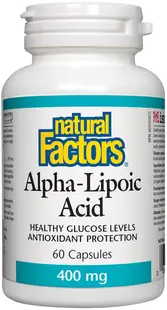 Alpha-Lipoic Acid, 400 mg, 60 capsule, Natural Factors