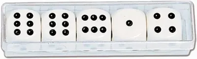 Set de zaruri Piatnik - 22 mm (5 bucăți)