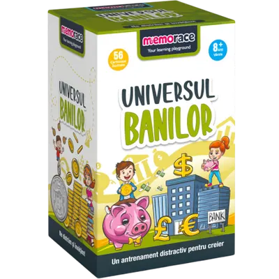 Memorace – Universul Banilor | Joc educativ pentru educatie financiara