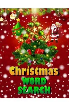 Christmas word search.: Easy Large Print Puzzle Book for Adults, Kids & Everyone for the 25 Days of Christmas.