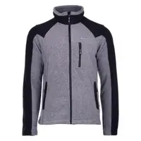 Jacheta Polar Drumeții Pe Zăpadă Hi-Tec Monar Cu Fermoar Bărbați