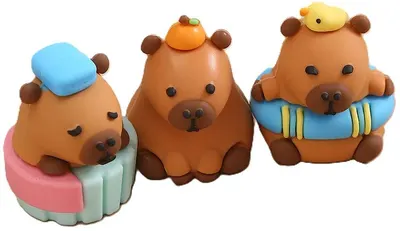 Radieră B-MAX Capybara - Cu capac, sortiment