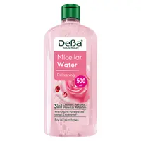 Apa micelara revigoranta DEBA Natural Beauty, Rubella | 500 ml