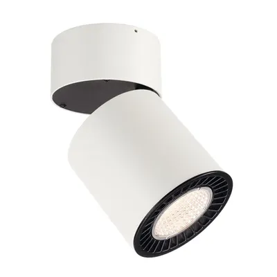 Corp iluminat TAVAN, SUPROS de Luminita Plafon, alb Plafon cu LED-uri de interior Montat Deschis, rotund, alb, 3000K, 60 ° reflector, CRI90, 3380lm