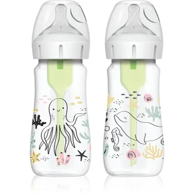 Dr. Brown's Options+ Ocean biberon pentru sugari 2x270 ml