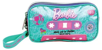 Penar școlar GIM Barbie - Logo, cu maner