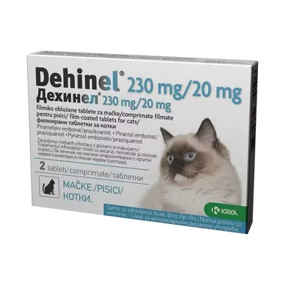 Dehinel Cat 230 mg / 20 mg, 2 comprimate