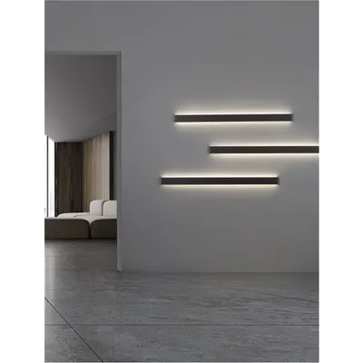 Plafoniera SELINE Nisipiu Negru Aluminiu LED Philips 44 Wat 230V 3080Lm 3000K CRI>90 IP44