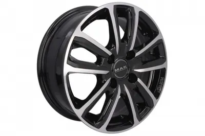 Janta aluminiu 6x15, 4x108, CH 63,4, ET: 38; potrivit FORD B-MAX, COUGAR, ECOSPORT, ESCORT CLASSIC, ESCORT V 07.90- MAK Magma Black Mirror