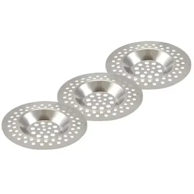 Sita pentru Scurgere Chiuveta, Cromat, 3 Bucati, Perfect Home