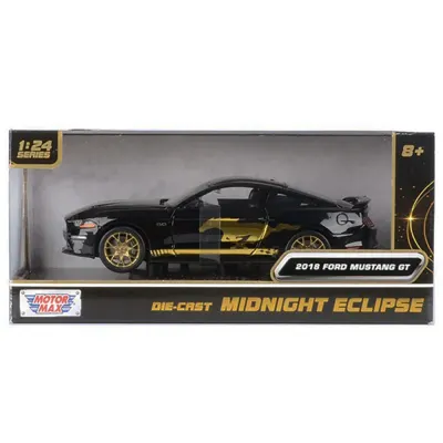 Masina Motormax, Midnight Eclipse, 2018 Ford Mustang GT, 1:24