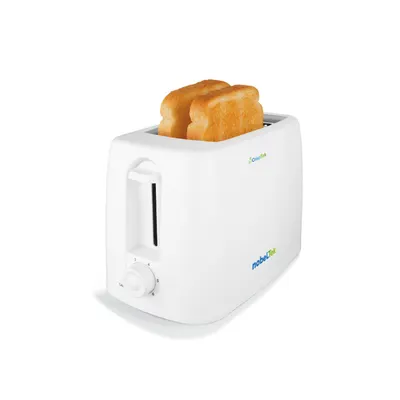Prajitor de paine nobeLTek, 650 W, 6 niveluri de rumenire, tavita de firimituri, capacitate 2 felii, design ergonomic, Alb