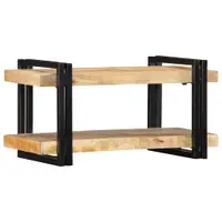 Gossi raft de perete 70x33x35 cm lemn masiv de mango