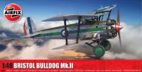Model asamblat Airfix Militar : Avioane - bombardierul britanic Bristol Bulldog Mk.II(Bristol Bulldog Mk.II)