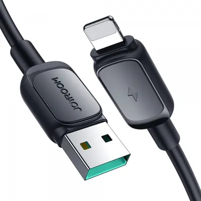Cablu Date si Incarcare USB-A - Lightning Joyroom S-A14, 18W, 1.2m, Negru