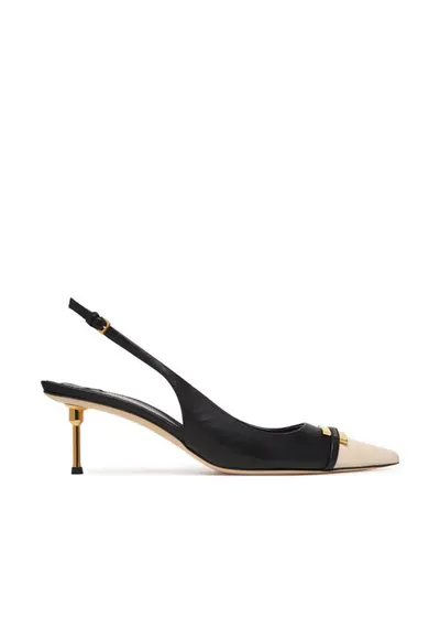 Pantofi dama - piele naturala - toc stiletto - negru
