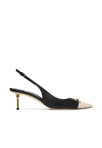 Pantofi dama - piele naturala - toc stiletto - negru