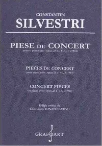 Piese de concert pentru pian solo opus 25 nr.1-3 si 5