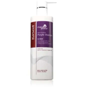 Karseell Purple Shampoo sampon violet neutralizeaza tonurile de galben