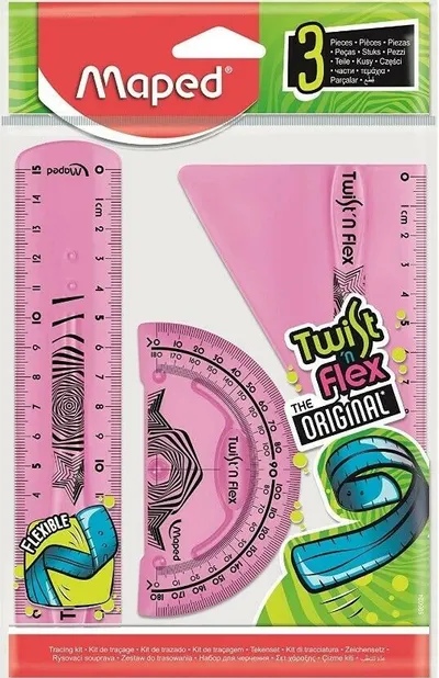 Set de desen Maped Twist'n Flex - roz