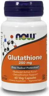 Glutathione, 250 mg, 60 capsule, Now
